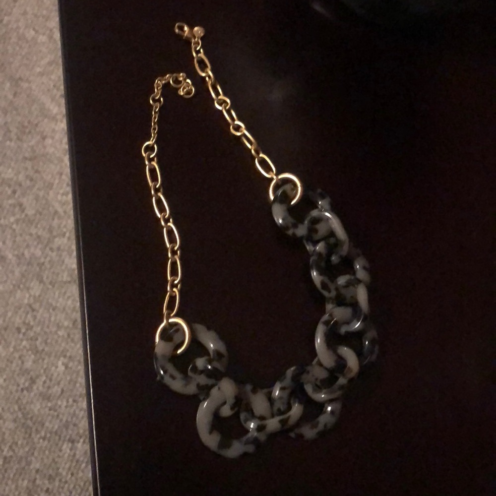 J crew Tortoise Statement Necklace